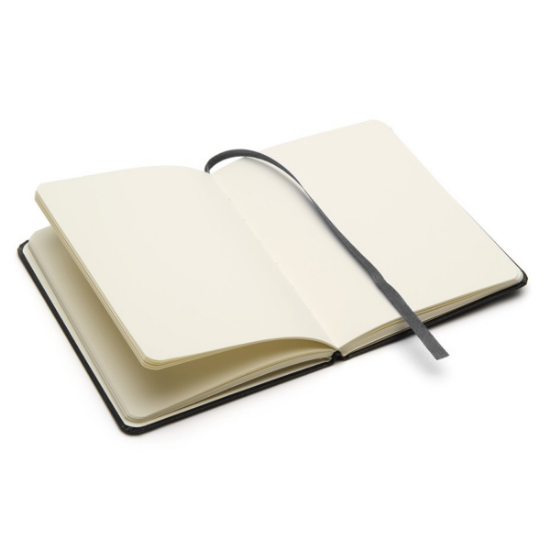 Imagen de Cuaderno Writer A6 80 hojas Tapa Negra con detalle